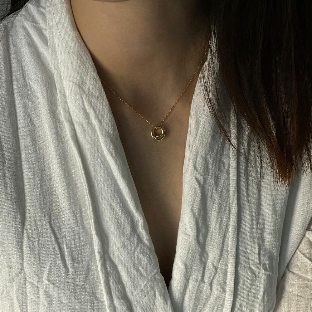 Circle of Gold Necklace - AXHEA